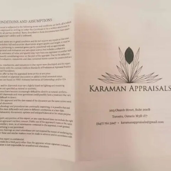 White Diamond Ring with Rare Patented Cut - Picture 6 of 7